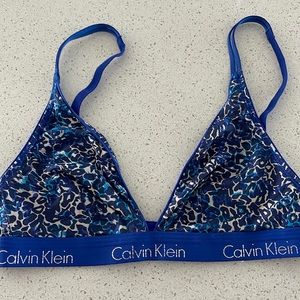 Calvin Klein Blue Bralette - Size S